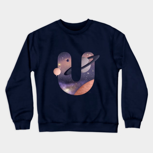 Universe Crewneck Sweatshirt by vero.e.a